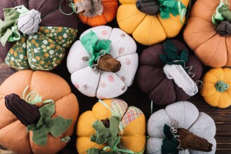 Halloween Workshops for Women: Fabric Pumpkins
